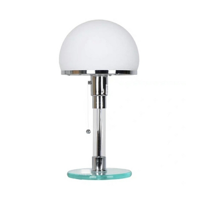 Modern Nights and Lamp 1 Head Whit Glass Table Light for Living Room Bedroom