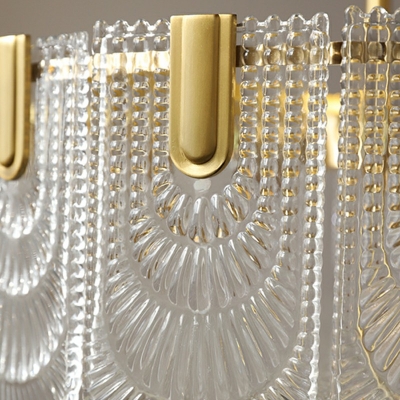 Postmodern Glass Metal Decorative Chandelier for Bar Restaurant and Hotel