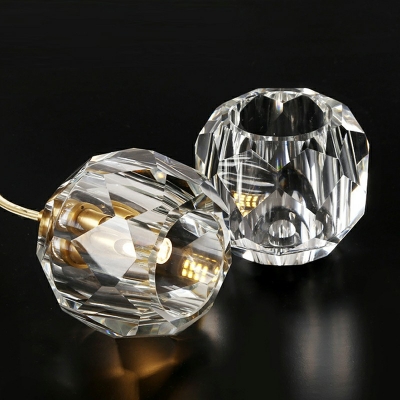1-Light Hanging Light Fixtures Modern Style Sphere Shape Metal Suspension Pendant