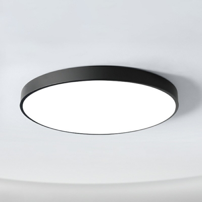 Contemporary Round Flush Mount Lighting Fixtures Metal Flush Mount Ceiling Light
