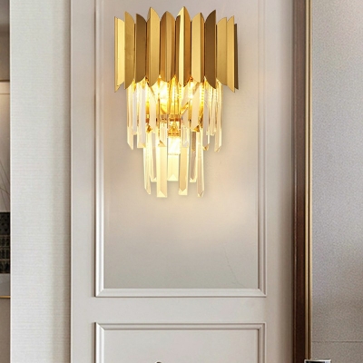 Creative Crystal Wall Sconce Warm Decorative Light for Hotel and Restaurant