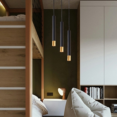 Minimalism Ceiling Pendant Light Linear Pendant Ceiling Lights for Living Room Bedroom