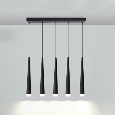 Modern Pendant Lights 5 Light Hanging Light Fixtures for Bedroom Living Room