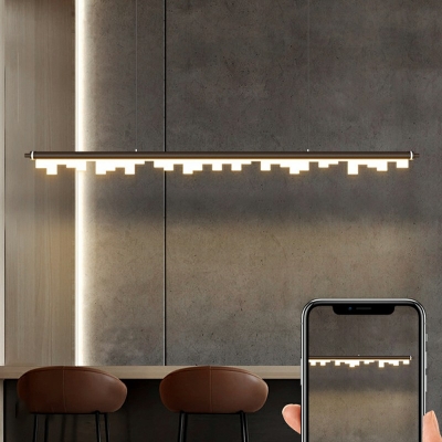 Modern Simple Acrylic Decorative Island Light for Restaurant Hallway and Bar