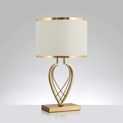 1-Light Night Table Lamps Minimalism Style Tapered Shape Metal Table Light