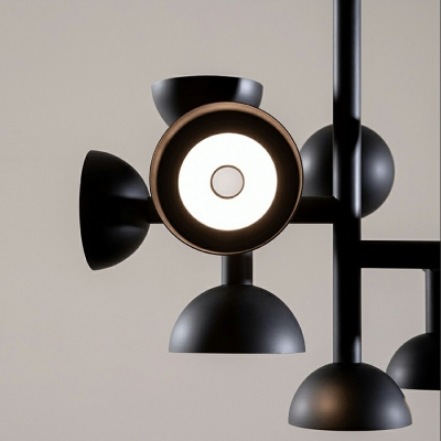 9 Lights Minimalism Sputnik Light Fixture Trumpet Hanging Pendant Lights