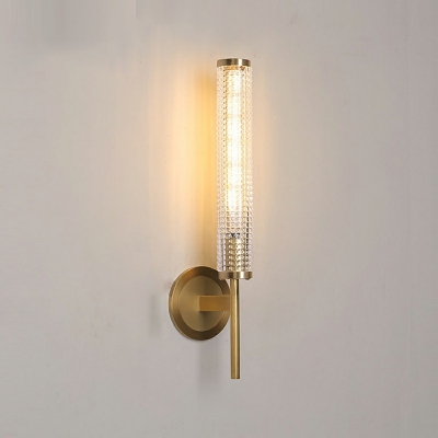 Creative Crystal Metal Warm Sconce Wall Light for Corridor Bedroom Bedside and Hallway