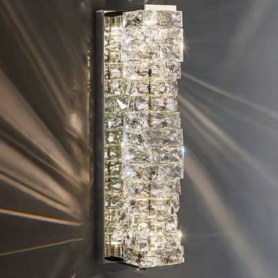 Creative Crystal Wall Sconce Warm Decorative Light for Bedside and Corridor