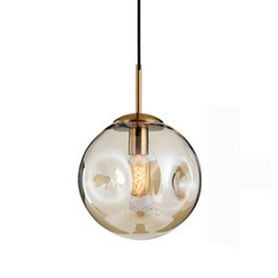 Globe Glass Modern Ruffle Ceiling Pendant Light Nordic Hanging Light Fixtures for Living Room