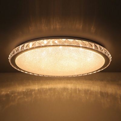 Modern Style LED Flushmount Light Nordic Style Metal Crystal Acrylic Celling Light for Living Room
