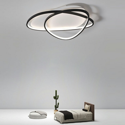 Modern Style LED Flushmount Light Nordic Style Minimalism Metal Acrylic Celling Light for Bedroom