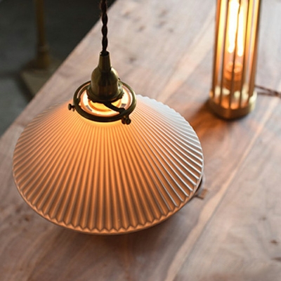 Modern Style LED Pendant Light Nordic Style Metal Ceramic Hanging Light for Dinning Room
