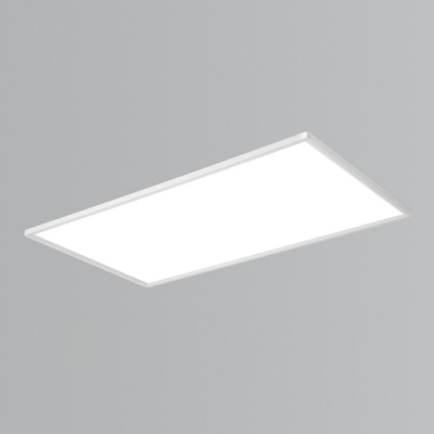 Contemporary Rectangular Flush Mount Lighting Fixtures Metal Flush Mount Ceiling Light