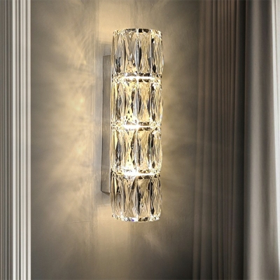 Creative Crystal Wall Sconce Warm Decorative Light for Hallway and Bedside