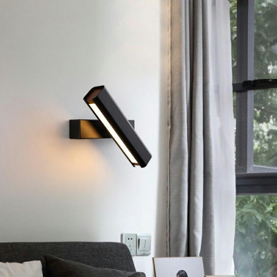 Modern Warm Rotatable Wall Sconce Light Adjustable Led for Corridor Bedside and Hallway
