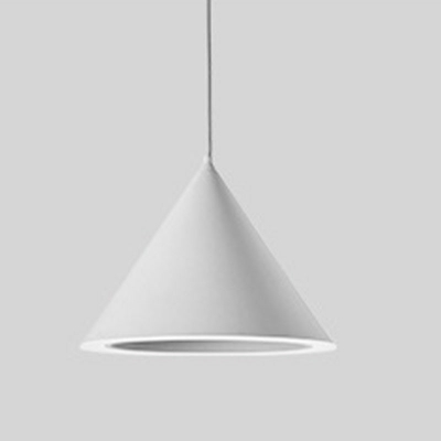 Nordic Style Pendants Light Modern 1 Light Cone Hanging Ceiling Light for Living Room