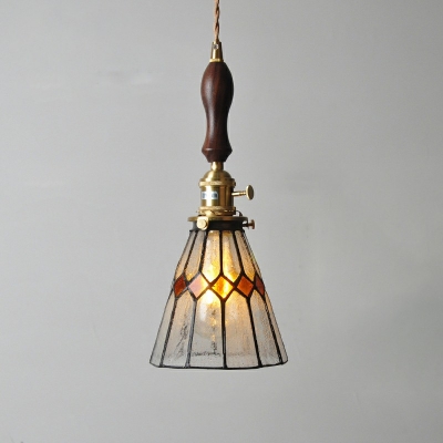 Tiffany-Style 1 Light Baroque Geometric Pendants Lights Vintage Elegant Living Room Ceiling Lights