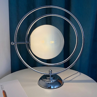 1-Light Nightstand Lamps Minimalism Style Globe Shape Glass Dining Table Light