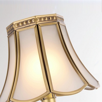 2-Light Wall Lamp Light Traditional Style Cone Shape Glass Sconce Lights