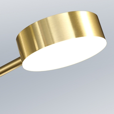 8-Light Chandelier Light Fixtures Minimalism Style Cylinder Shape Metal Hanging Lamp Kit