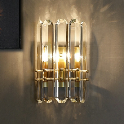 Creative Crystal Warm Decorative Wall Lamp for Corridor Hallway and Bedroom Bedside