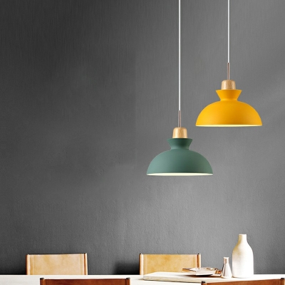 Drum Macaron Down Lighting Pendant Modern Nordic Hanging Ceiling Lightsfor Dinning Room