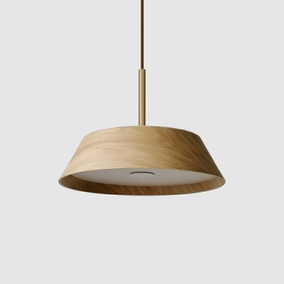 Japanese Style LED Pendant Light Modern Style Wood Acrylic Hanging Light for Living Room