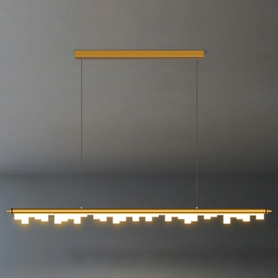 Modern Simple Acrylic Decorative Island Light for Restaurant Hallway and Bar