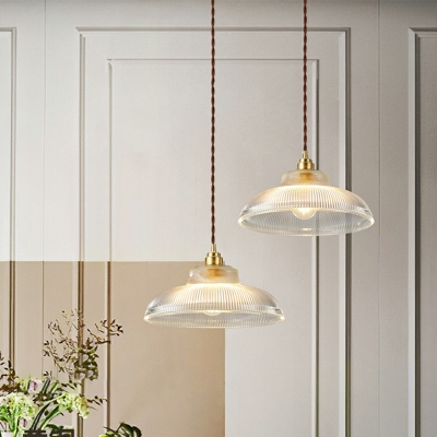 Modern Style LED Pendant Light Nordic Style Metal Glass Hanging Light for Dinning Room