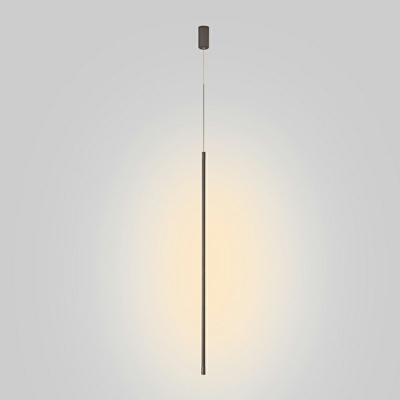 Contemporary Down Lighting Pendant Linear Hanging Pendant Light for Living Room Bedroom