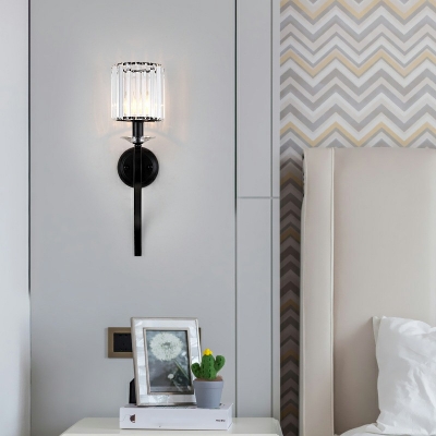 Creative Crystal Metal Warm Wall Light for Corridor Hallway and Bedroom Bedside
