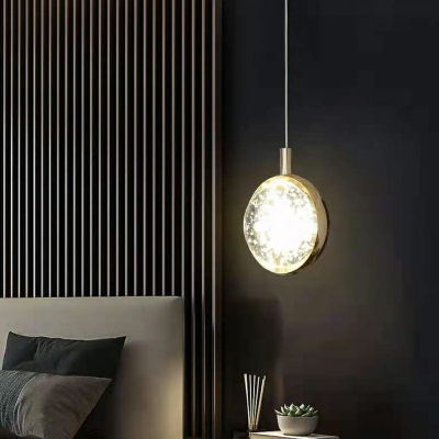 Modern Crystal Ball Decorative Pendant Light for Bedroom Restaurant and Corridor