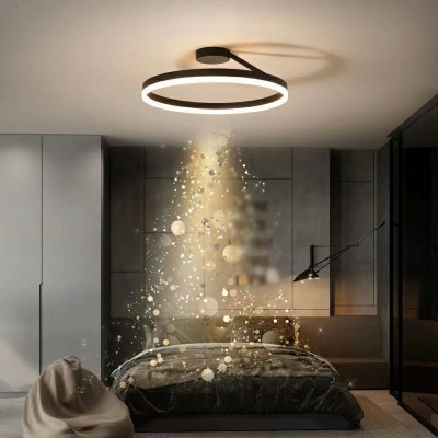 Modern Style LED Flushmount Light Nordic Style Metal Acrylic Celling Light for Bedroom