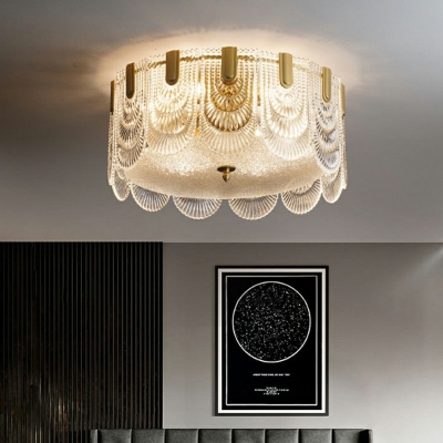 Postmodern Metal Glass Decorative Chandelier for Restaurant Hotel and Bar