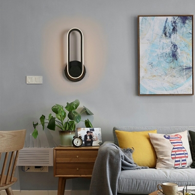 Modern Simple Rotatable Wall Sconce Adjustable Led for Corridor Bedside and Hallway