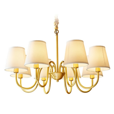 American Style Chandelier 8 Head Ceiling Chandelier for Bar Bedroom Dining Room