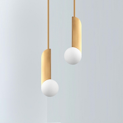 Contemporary Hanging Ceiling Lights Glass Material Hanging Pendant Lights for Bedroom