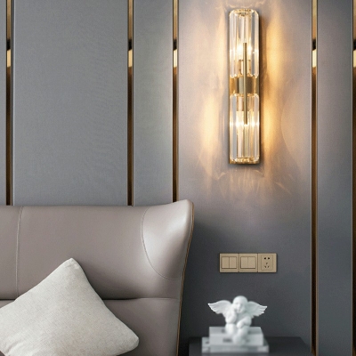 Creative Crystal Wall Sconce Warm Decorative Light for Hotel Bedside and Corridor