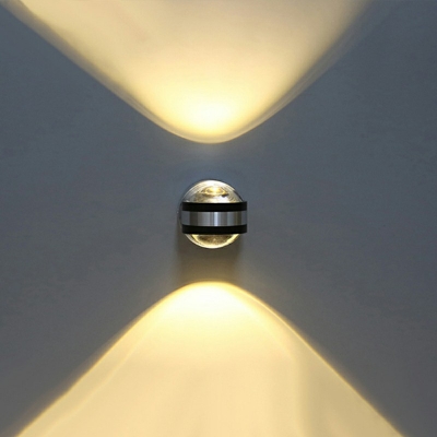 Creative RGB Colored Ambient Wall Sconce Decorative 2 Lights Light for Hotel KTV and Bar