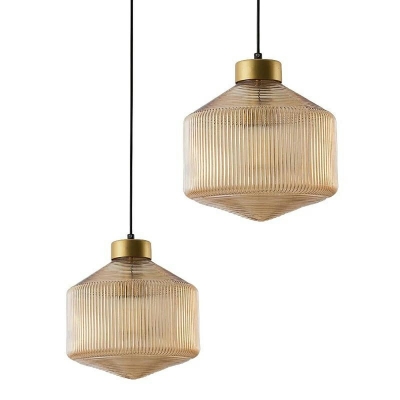Modern Style LED Pendant Light Nordic Style Metal Glass Hanging Light for Coffee Shop