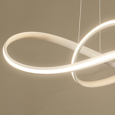 LED Light Criss Cross Chandelier Pendant Light Modern Minimalism Chandelier Lighting for Living Room