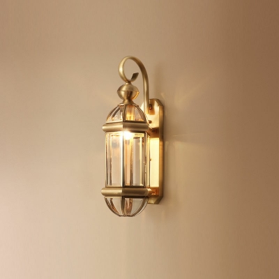 Traditionaln Wall Lighting Fixtures Outdoor Vintage Brass Wall Mounted Light Fixture