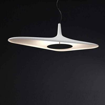 1-Light Pendant Lighting Fixtures Minimal Style Geometric Shape Metal Ceiling Lamp