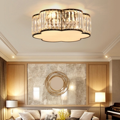 Creative Crystal Ceiling Light Colonial Style Light for Bedroom and Hallway