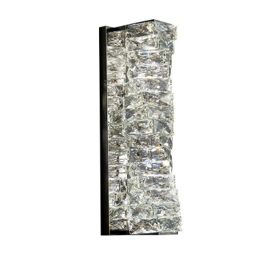 Crystal LED Light Wall Mounted Light Fixture Modern 1 Light Elegant Indoor Surface Wall Sconce