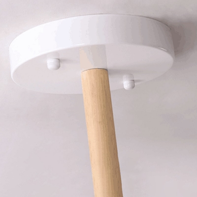 Modern Style LED Chandelier Light 3 Lights Nordic Style Macaron Metal Acrylic Pendant Light for Living Room