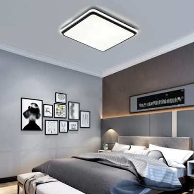 Contemporary Geometrical Flush Mount Ceiling Light Fixtures Metal Ceiling Mounted Light