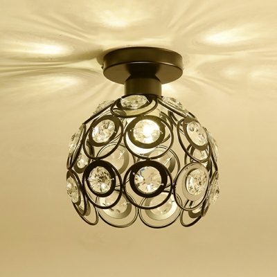 Modern Creative Crystal Ceiling Light for Hotel Bedroom Corridor and Restaurant