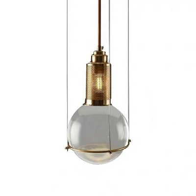Nordic Minimalist Crystal Ball Pendant Light for Hotel Bedroom and Dining Room