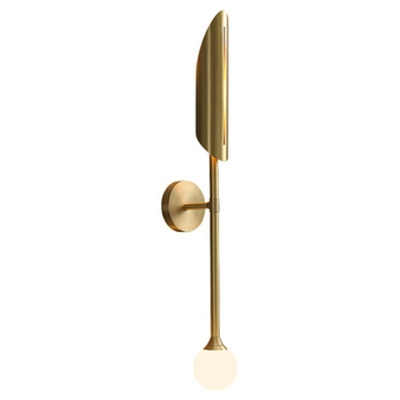 Postmodern Style Wall Sconces Metal Flush Mount Wall Sconce for Bedroom